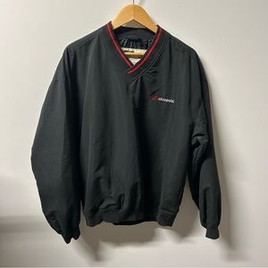 Aramark Embroidered Pullover Lined Water Resistant Windbreaker- Small